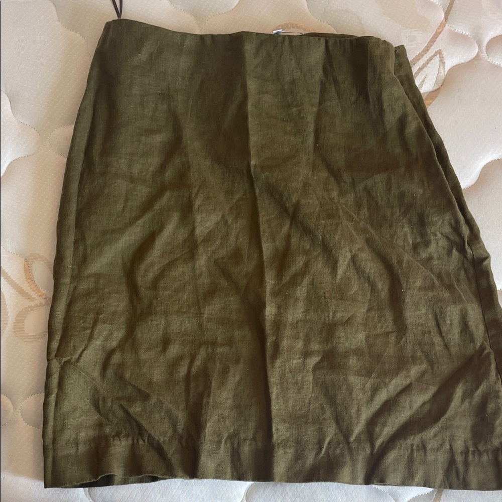 Reformation Olive Pencil Skirt